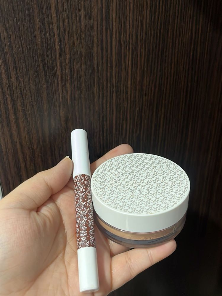 kay beauty combo contour stick + loose powder