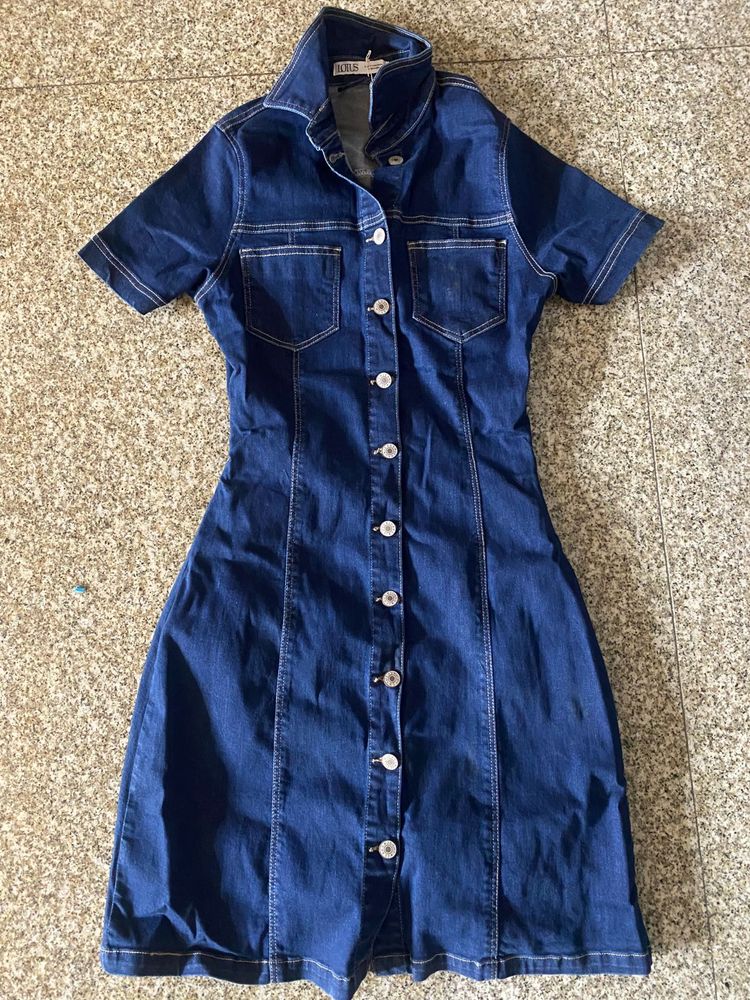 Denim Shirt Dress