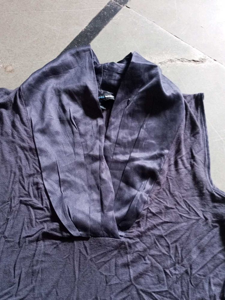Elegant Navy Blouse