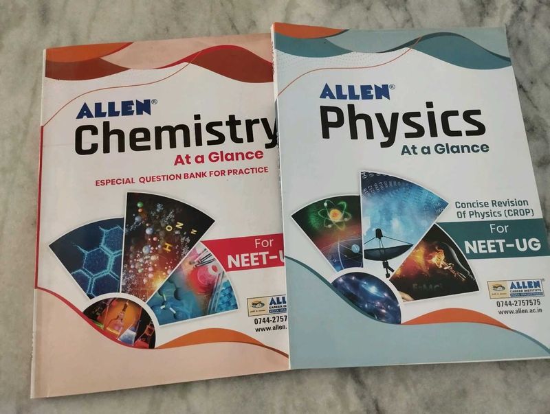 ALLEN Chemistry,Physics,Bio At a Glance