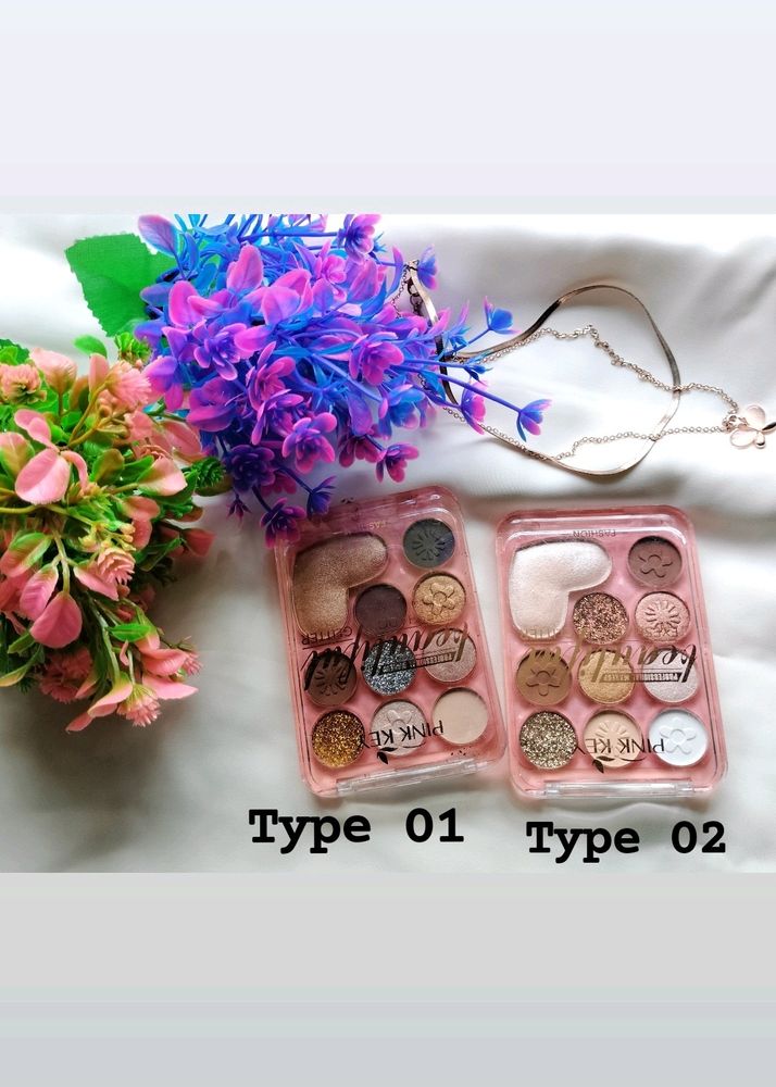 Pink Key Eyeshadow And Glitter