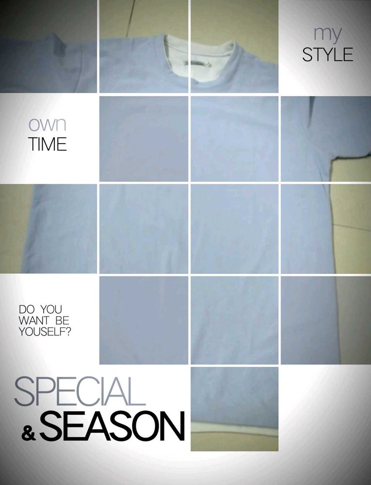 Zara man Quatilty Tshirt in Trendy colour Lavender
