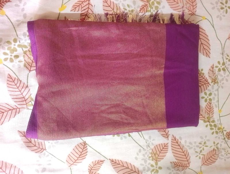 Purple saree