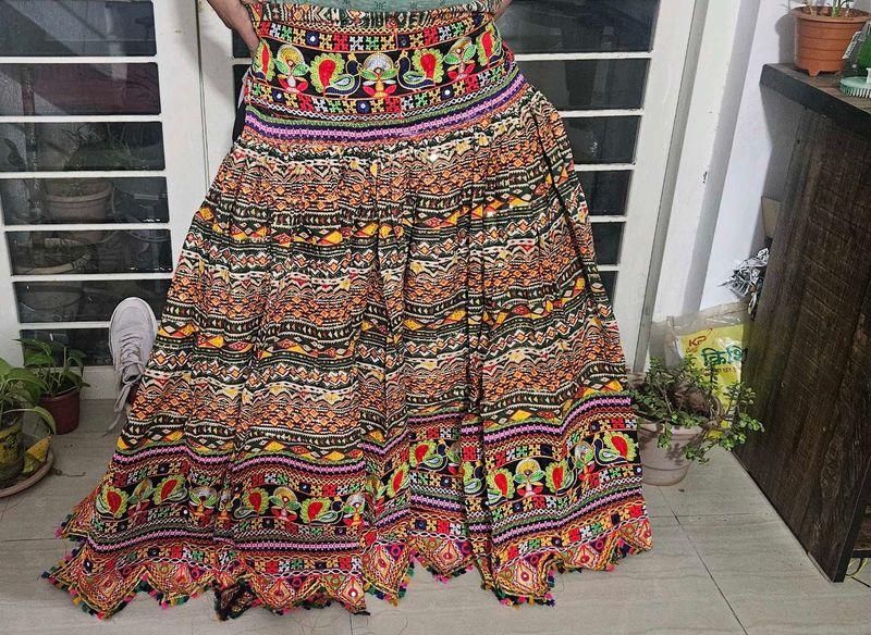 Boho Print Skirt