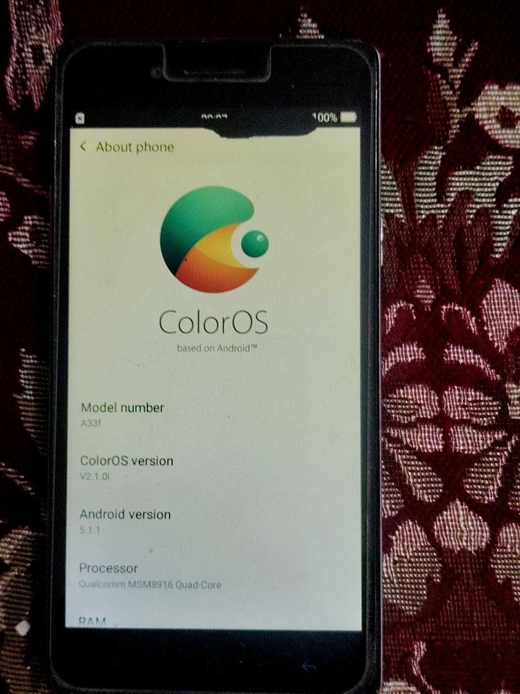 Appo A33f Model Phone For Sell Like New 6 Year Old