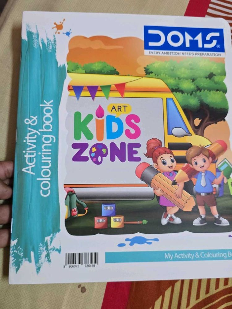DOMS Kids Zone Activity &amp; Colouring Book