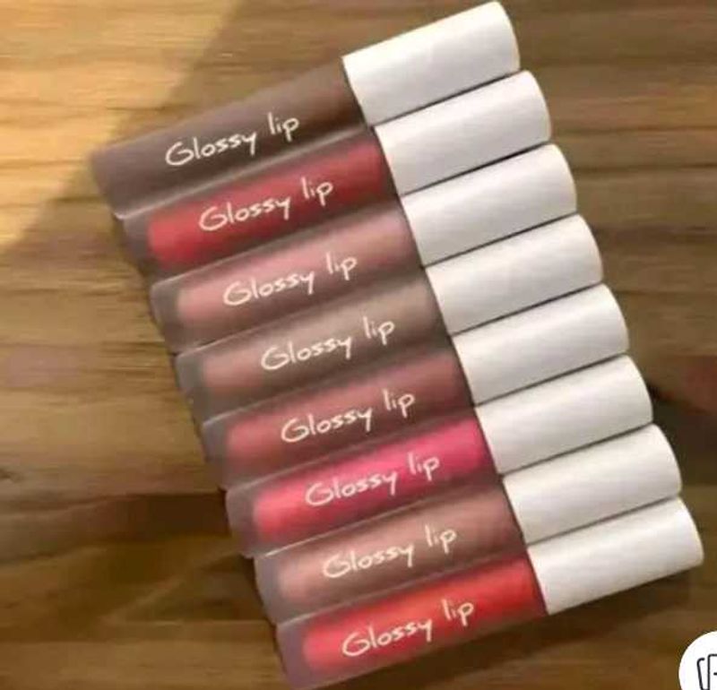Glossy Lip Set Pack Of 8 Pcs