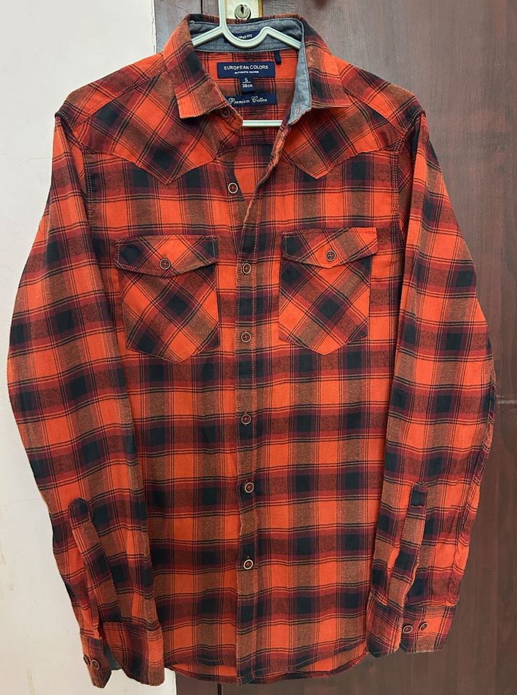 Red &amp; Black Flannel Shirt – Premium Cotton