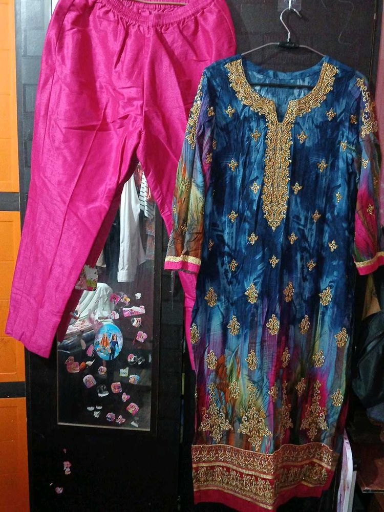 Embroidered Kurta Set