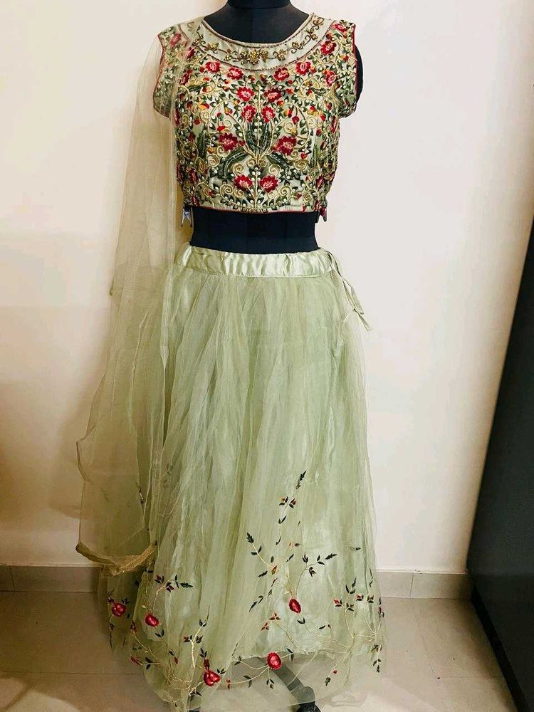 Embroidered Lehenga Choli Set