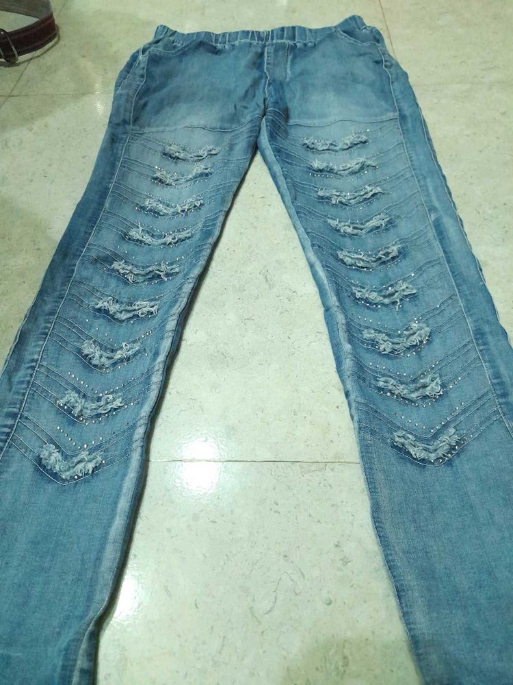 Distressed Jeans