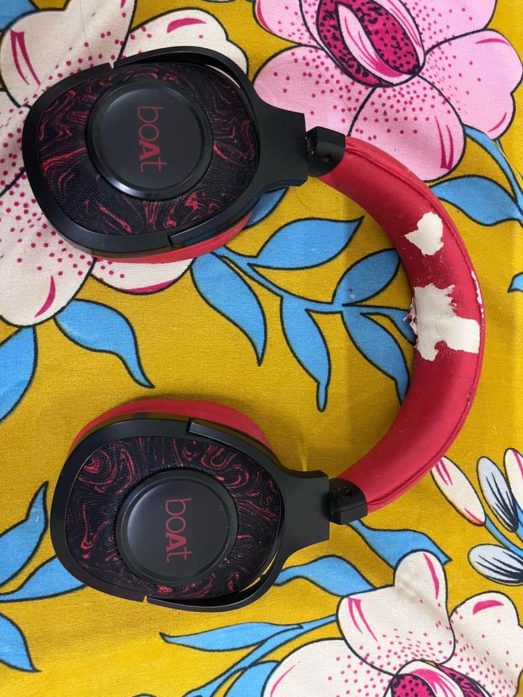Boat Headphones-leather peeled 🖤