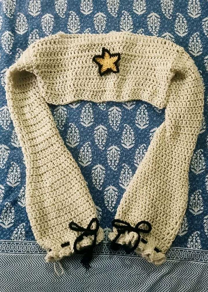 Crochet Star Detail Bolero