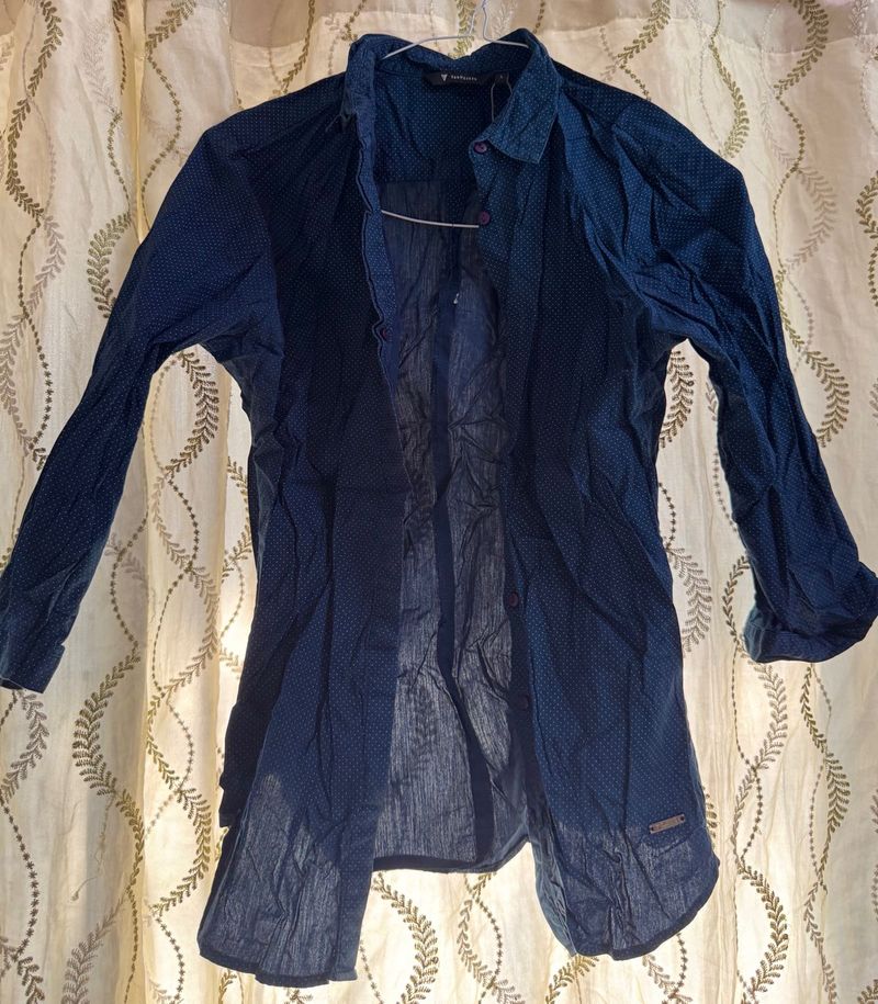 Van Heusen Shirt And Black Top