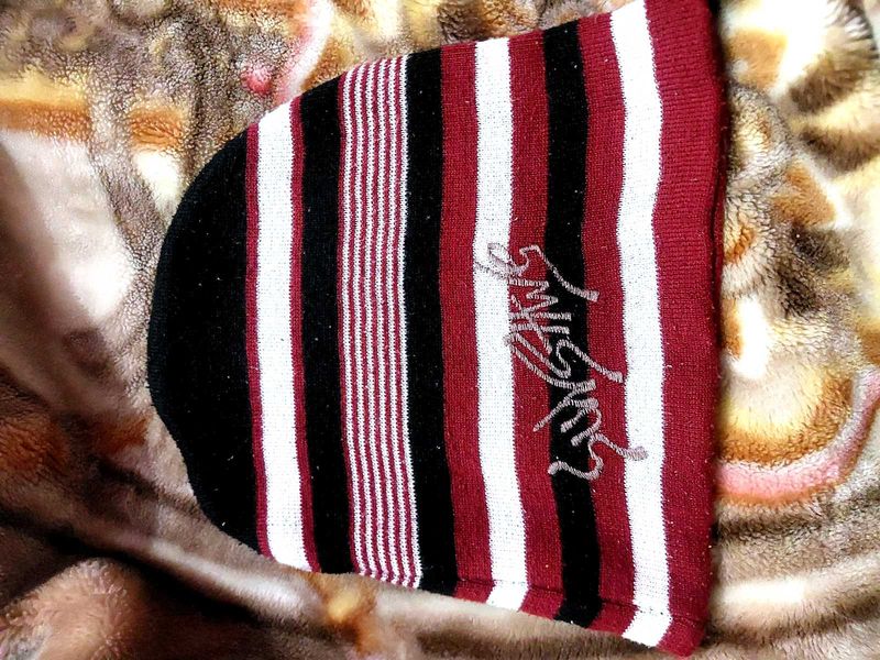 Striped Beanie Hat