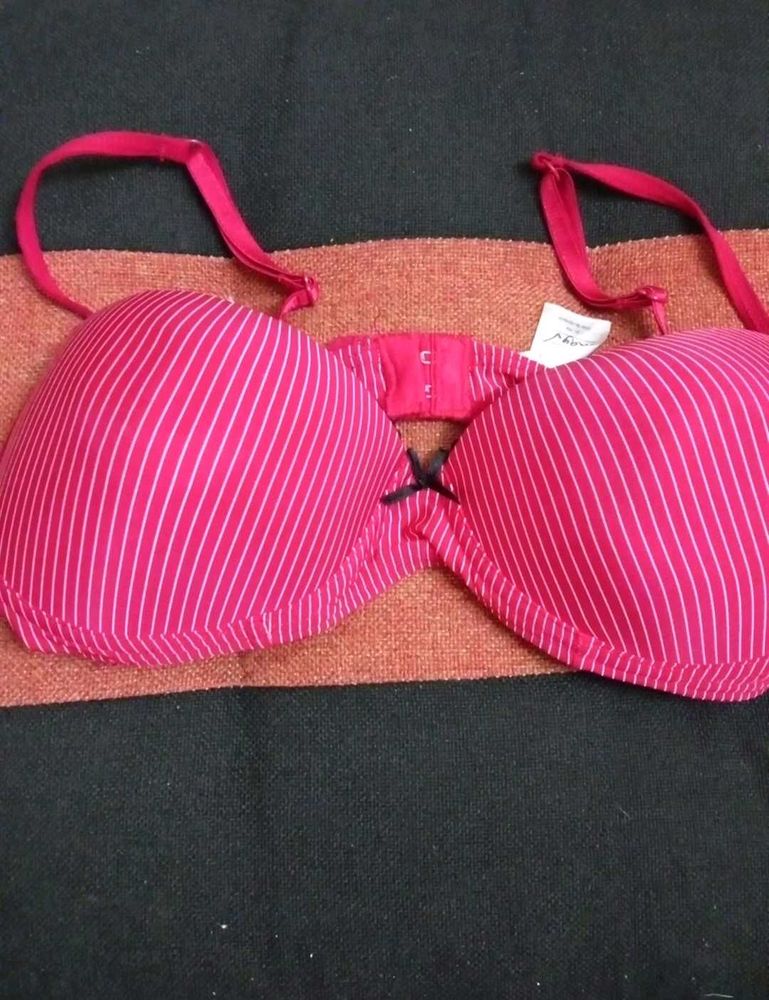 New Red Padded Bra