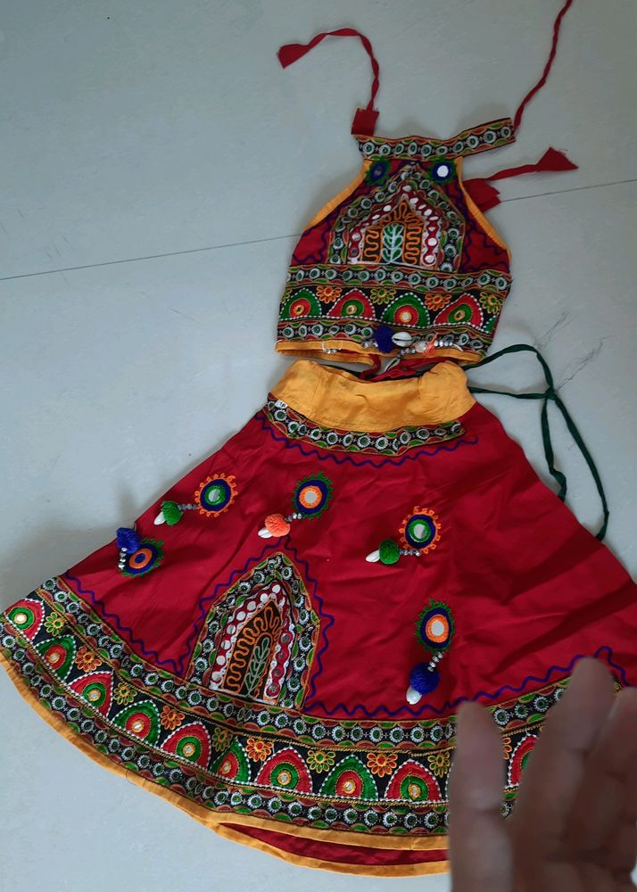 Ghagra Choli For 2-3 Year Old Baby Girl