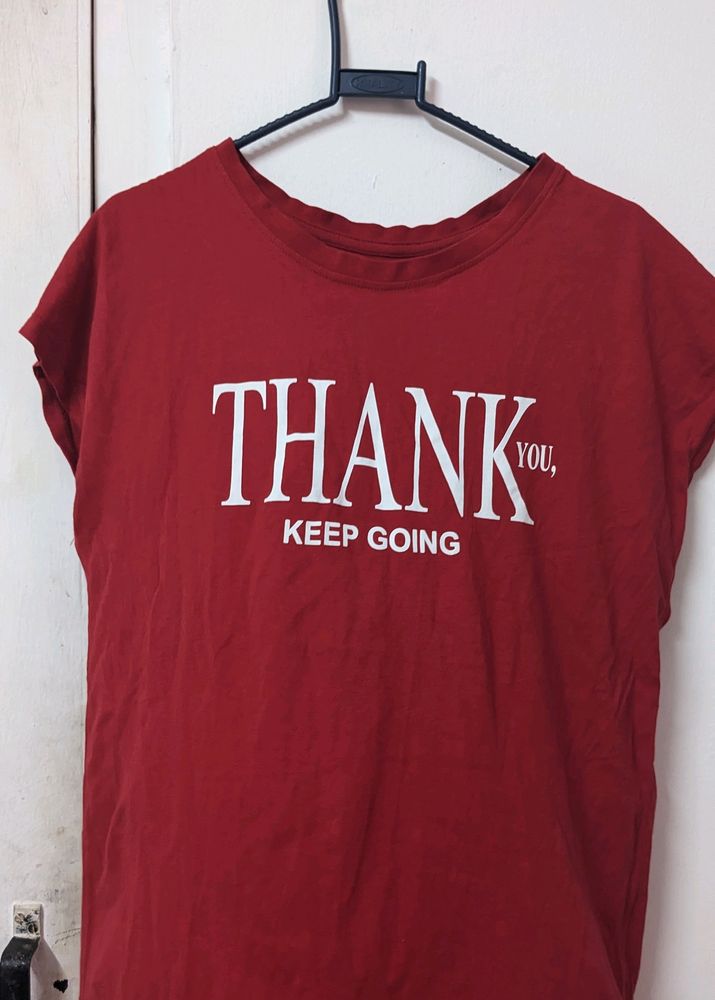 Red Casual Top
