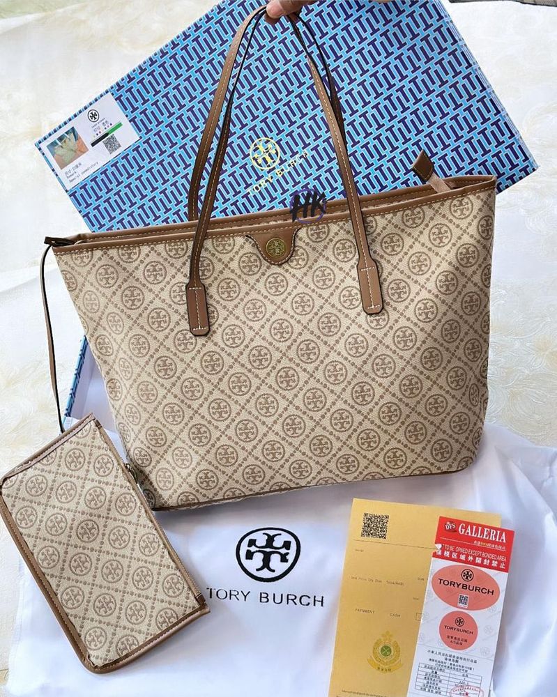 Tory Monogram Tote