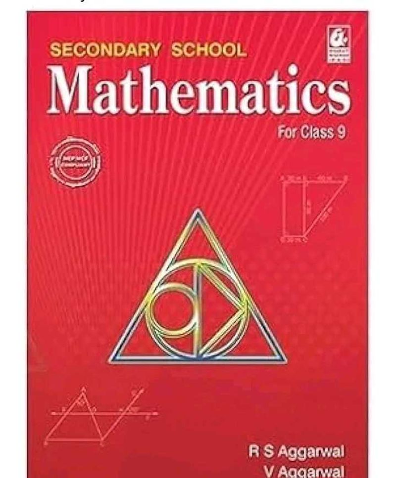 RS Aggarwal Mathematics Book for Class 9