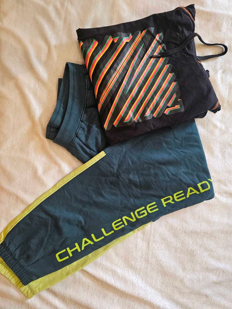 HRX Men&#39;s Track Pant and cotton Jersey