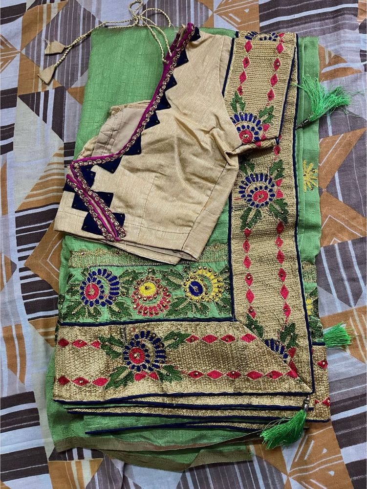 Wedding Saree With Blouse