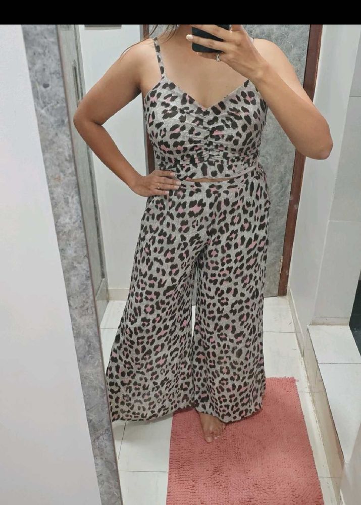 Tiger Print 3 Piece Co-ord Set