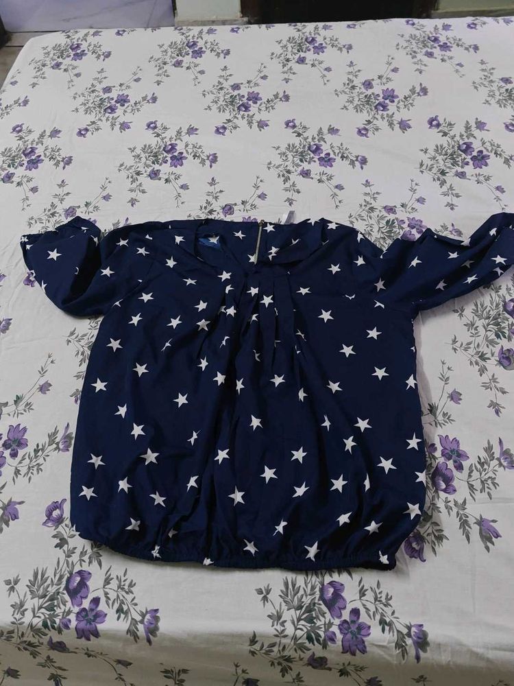 Star Print Top