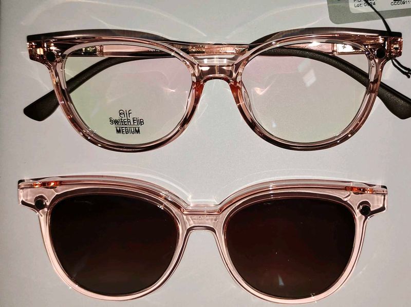 Lenskart Air Clip On Transparent Full Rim Round