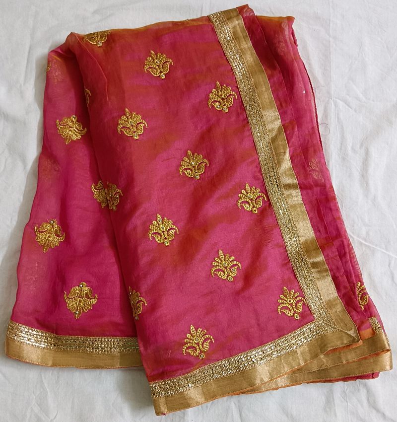 Two Shaded Banarasi Silk Saree
