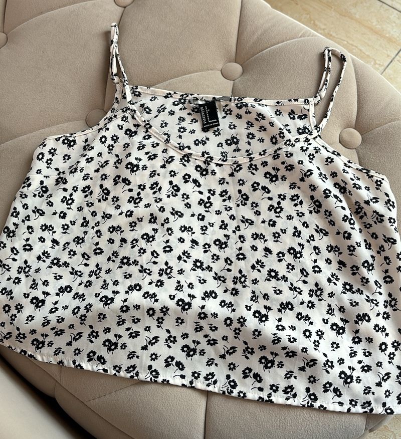 White Crop Top