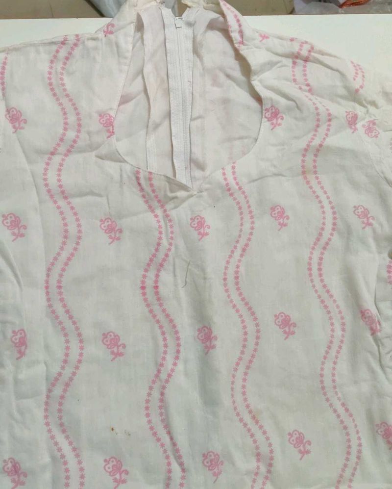 Vintage Floral Print Top