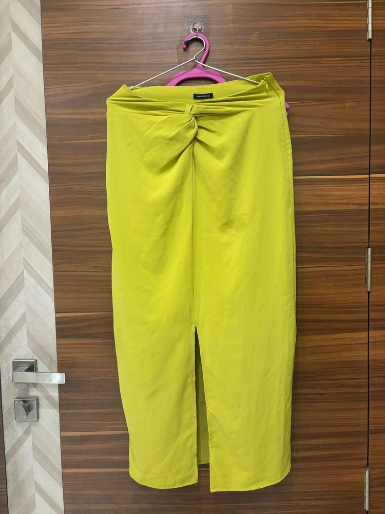 Westside Twist Front Skirt