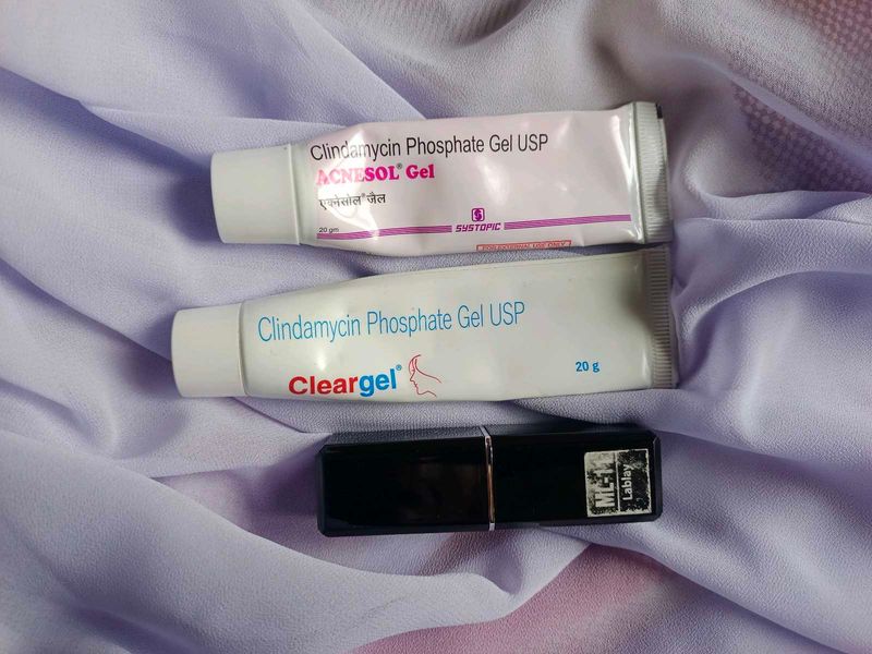 Acne Spot Treatment And A Lipstick