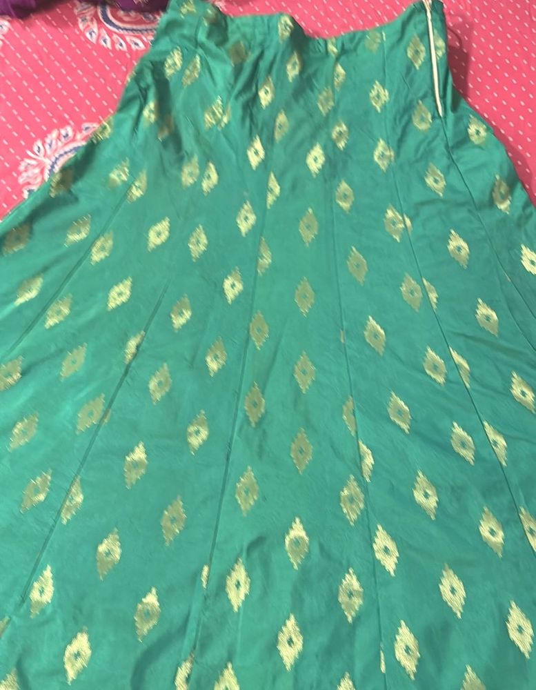 Emerald Green Ethnic Skirt