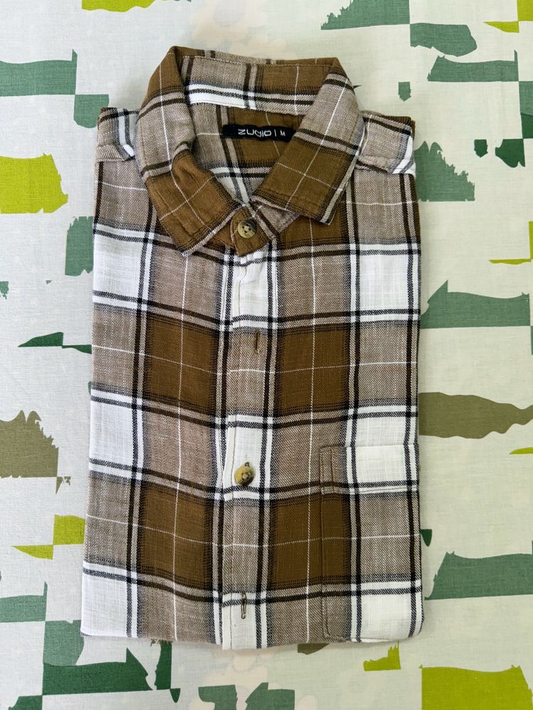 New Zudio Mens Shirt Half Sleeve Premium Wear