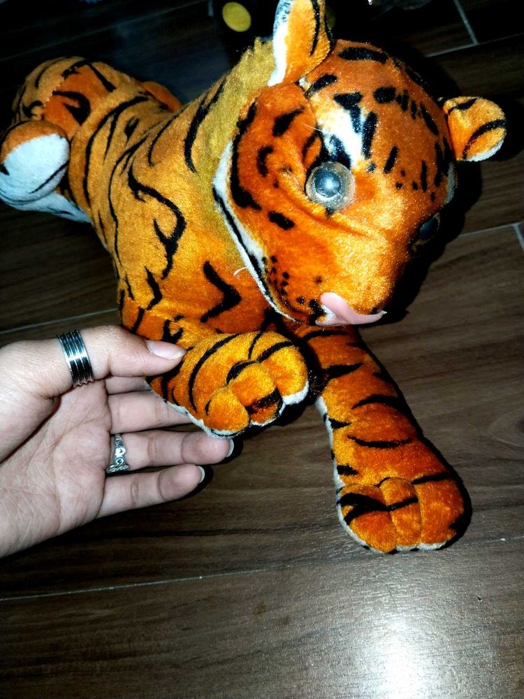Adorable Plush Tiger Toy - Pre-loved