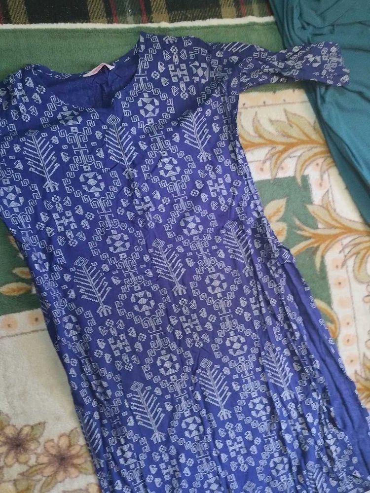 Women Printed Viscose Rayon Kurti