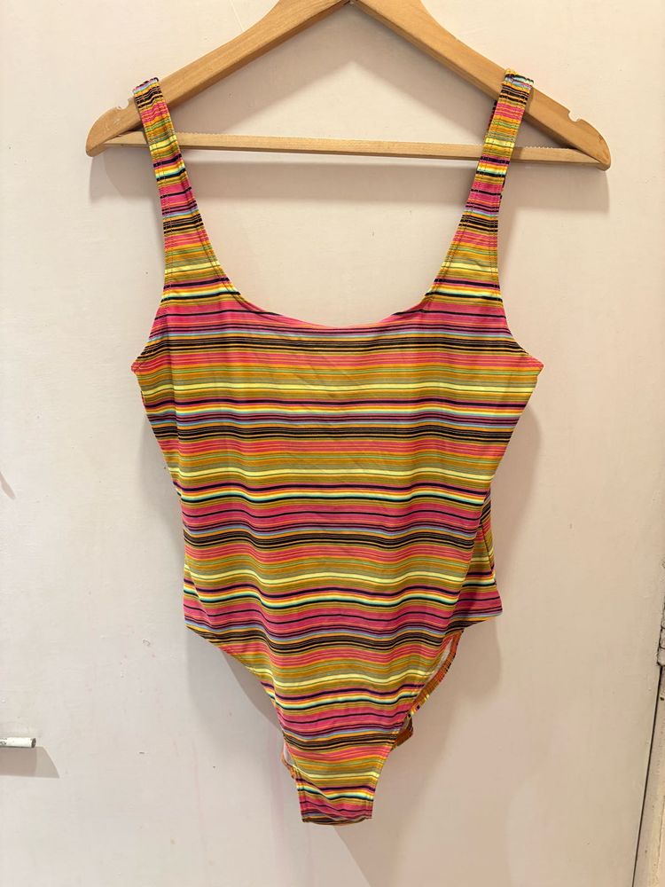 Beautiful Striped Imported Bodysuit