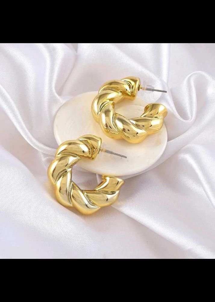 Golden Hoop Earrings