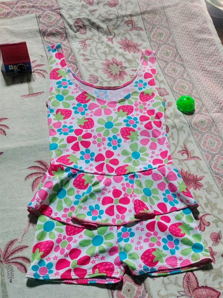 Cute Floral Swimsuit