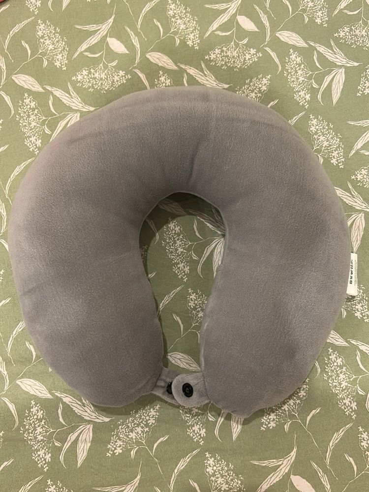 Grey Neck Pillow
