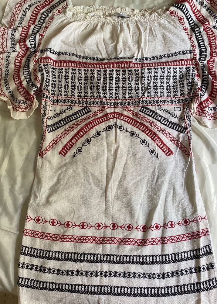Boho Zara Embroidered Dress