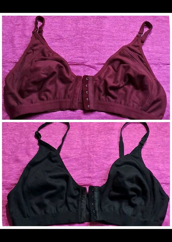 Combo Of 2 Front Open Branded Bra Size 44D