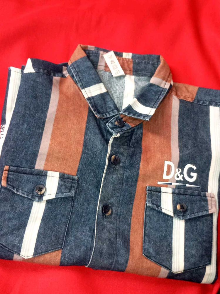 Striped D&amp;G Shirt For 10 To 11 Year Old Boy (28)