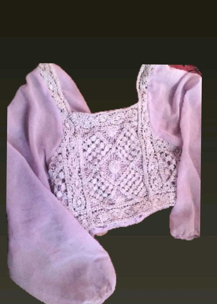 Preety Crop Top For Casul Routine Wear