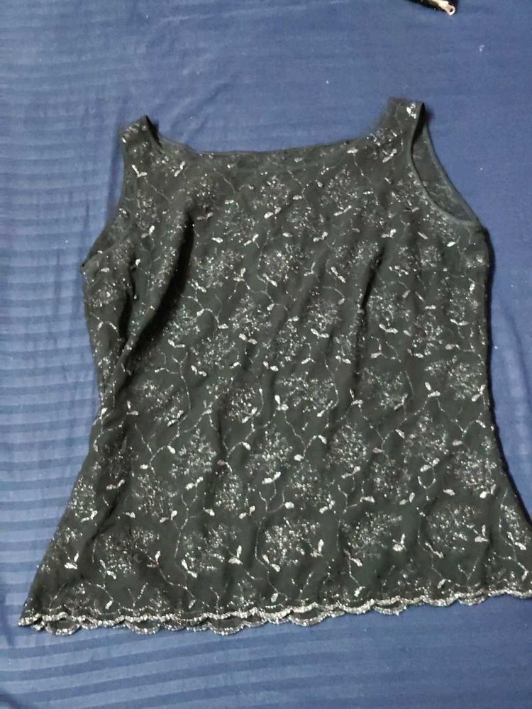 Elegant Black Tank Top