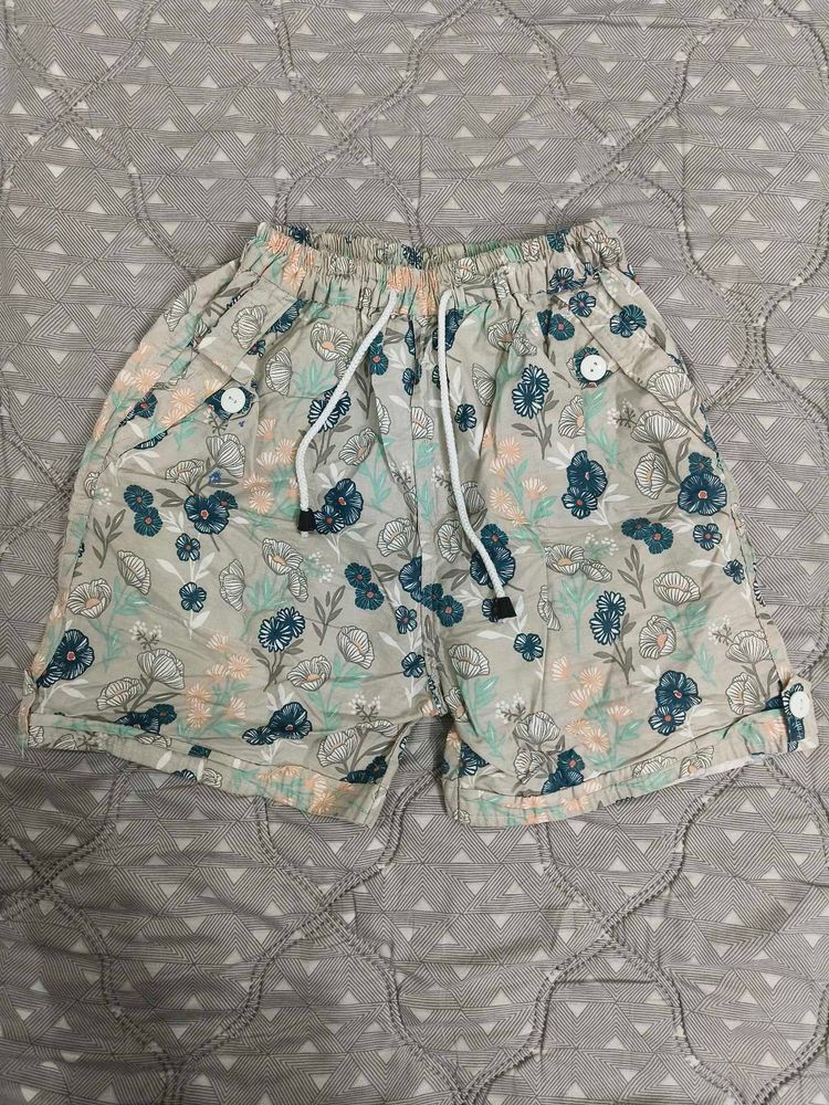 Floral Print Shorts