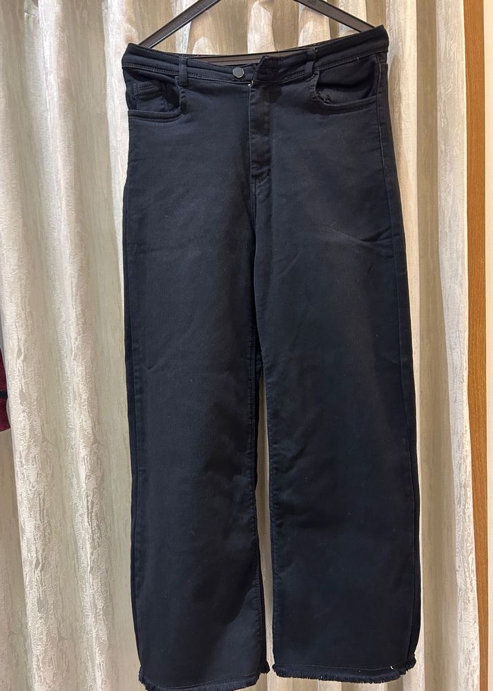 Black Straight Jeans