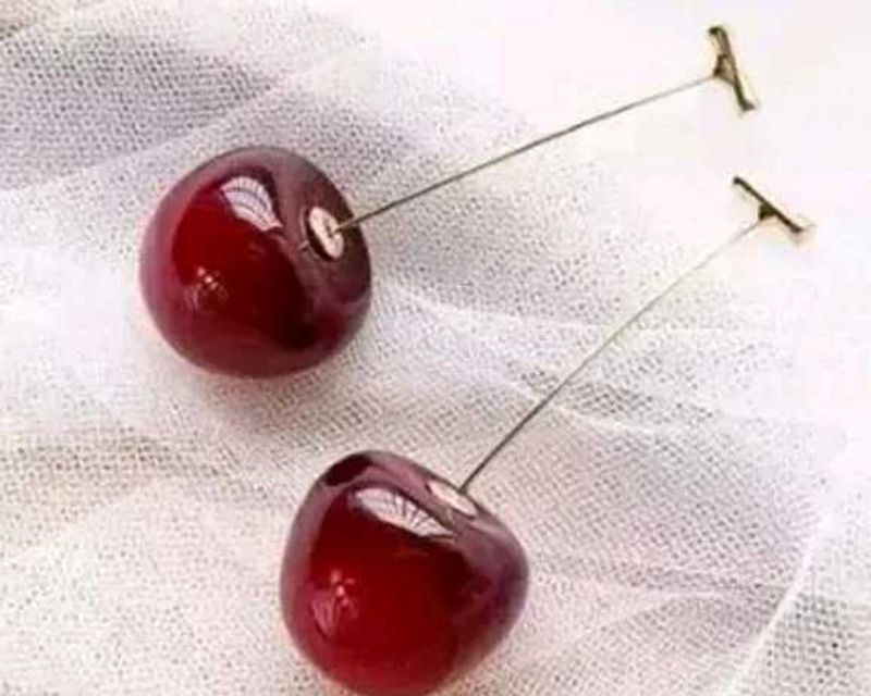 Cherry Drop Earrings